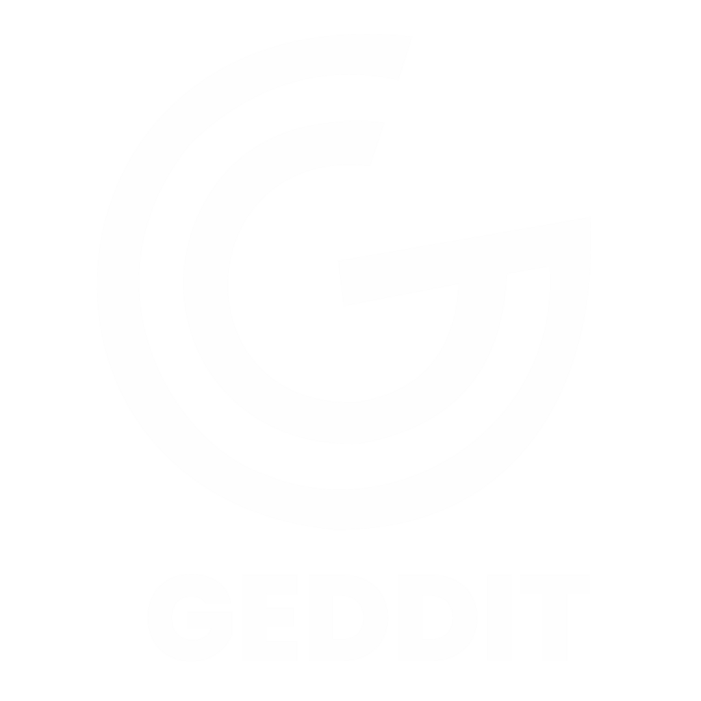 Geddit White logo